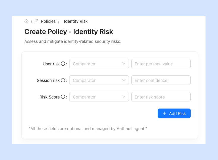 Identity risks